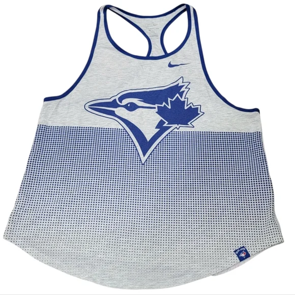 Toronto Blue Jays Nike Baseball Racerback Tank Top ***Flawed Women's Size L - Picture 1 of 12